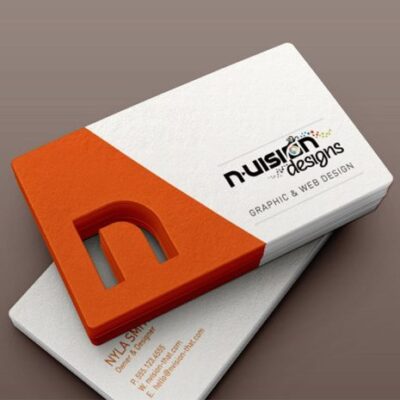 Die-Cut Business Cards