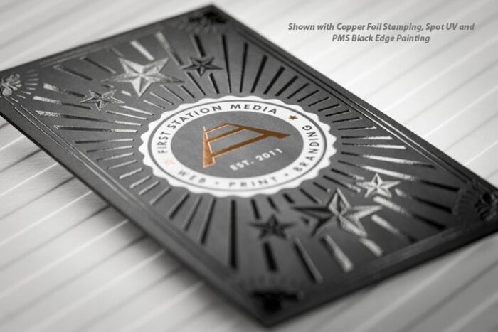 Raised Foiled Business Cards